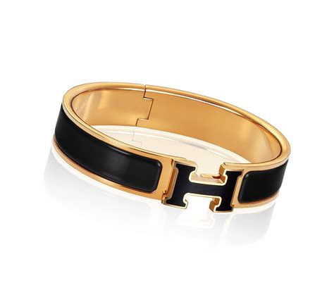 hermes black enamel h bracelet|fashion accessory hermes h bracelet.